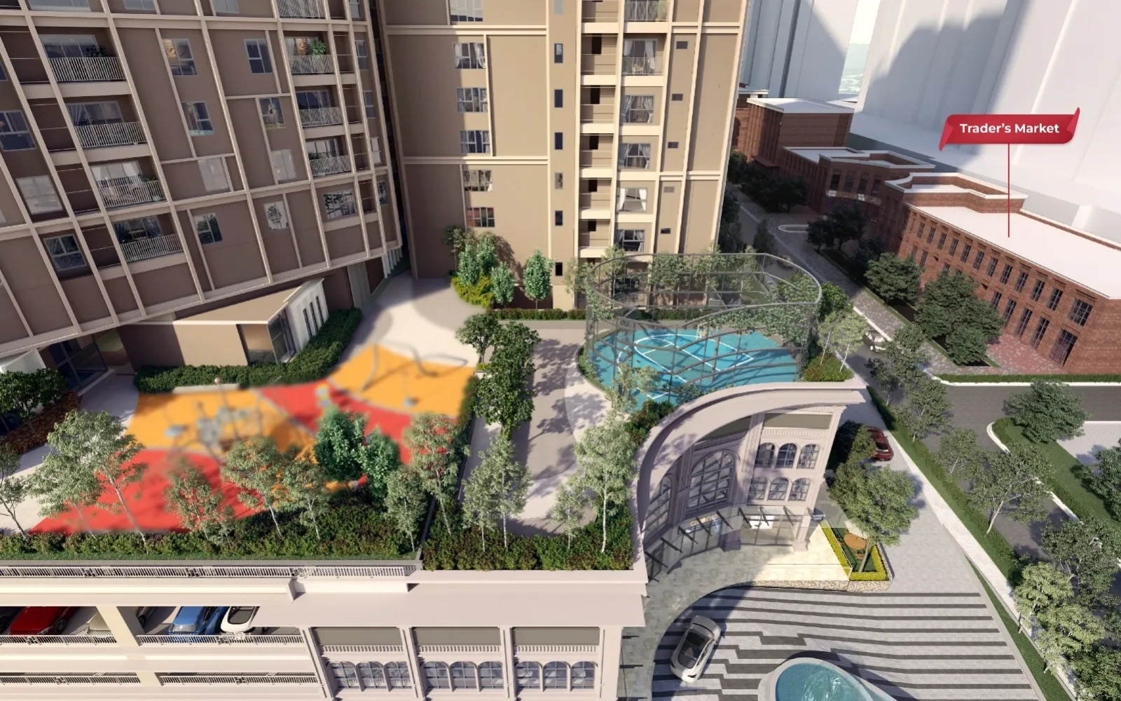 Artist impression of The Aldenz @ Central Park Damansara — exterior view