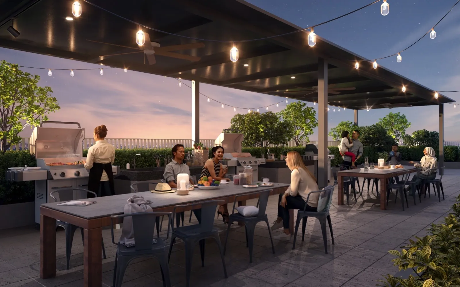 Artist impression of The Aldenz @ Central Park Damansara — tower and skyline