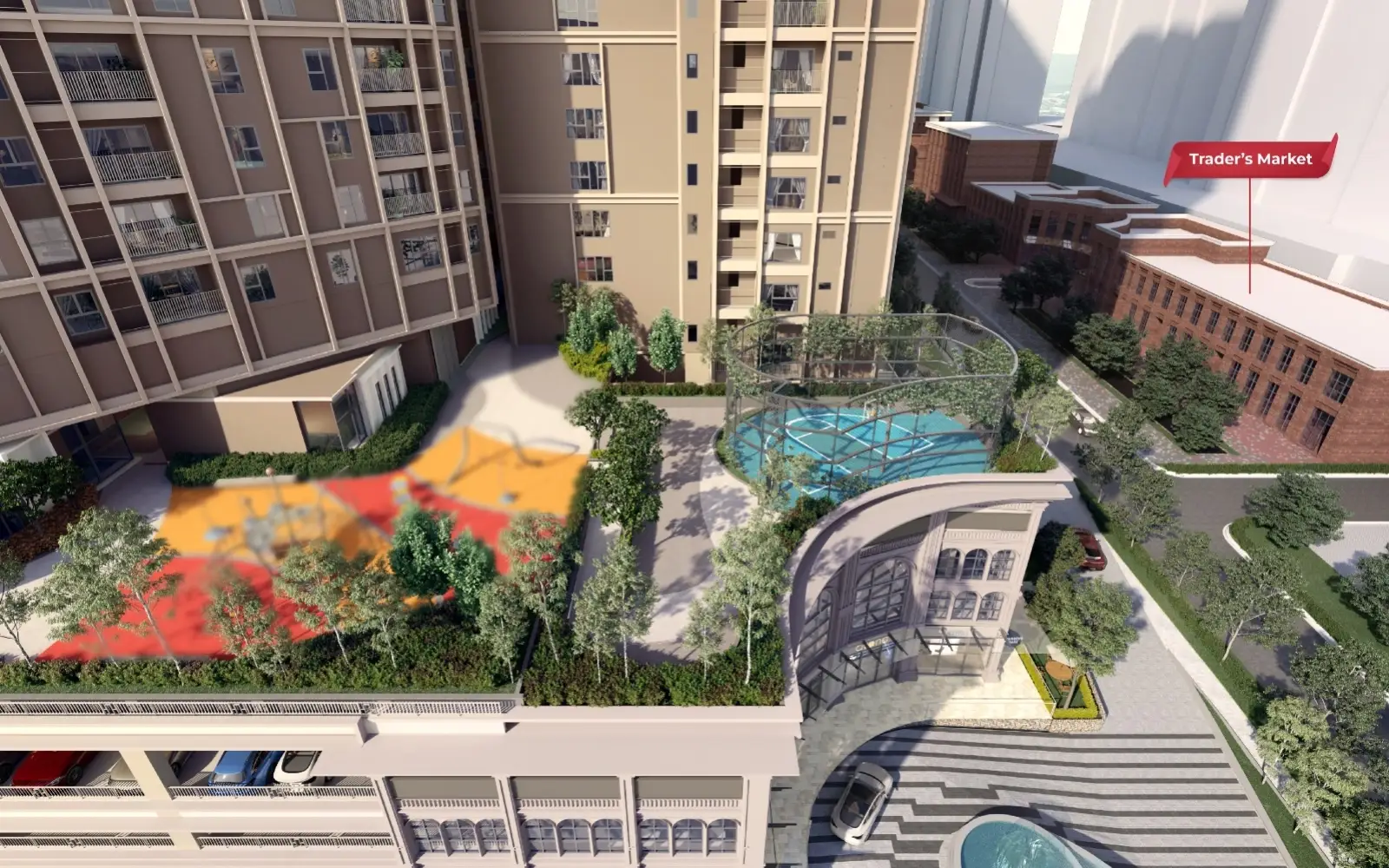 Artist impression of The Aldenz — exterior view